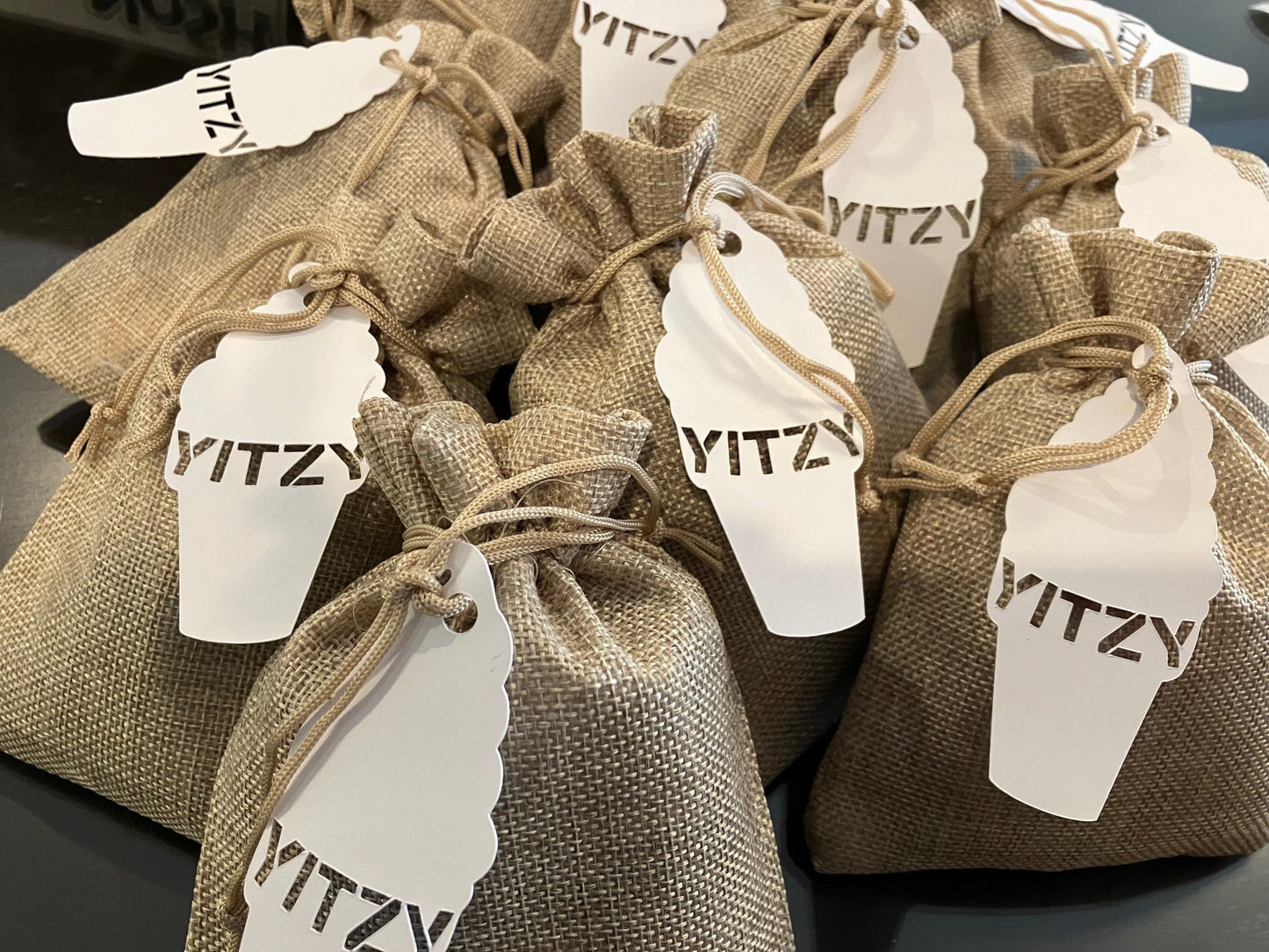 Burlap Tag Bags