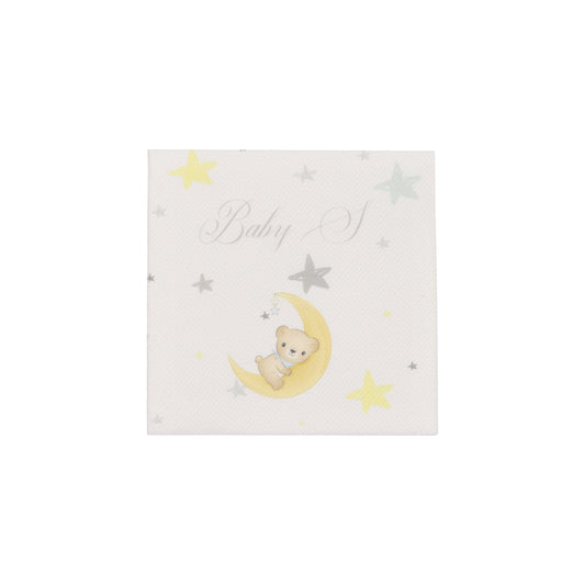Teddy Moon Cocktail Napkin